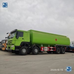 Qual é o tamanho dos camiões-cisterna?