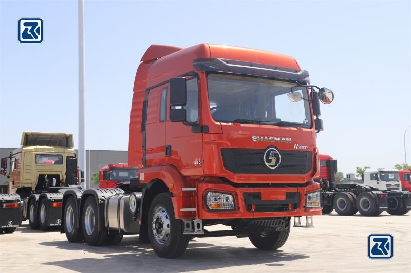 .camião trator H3000 6X4 vermelho para venda